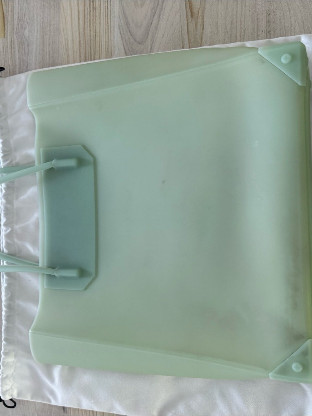 Alexander WangMint Green Silicone Tote Bag - Unbranded - Picture 2 of 4